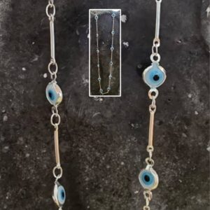 Cadena ojo turco Plata 925 50 cm 5mm
